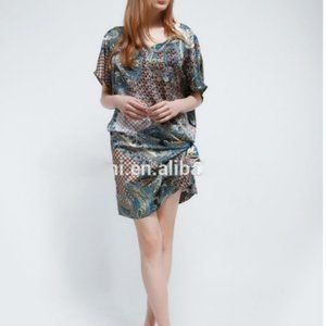 JEUVRE MIXED PATTERN DRESS